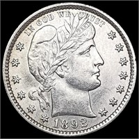 1892 Barber Quarter UNCIRCULATED