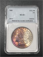 1889 Silver Morgan Dollar MS-66+