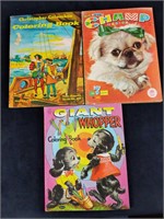 Vintage Coloring Books Lot Of Three Giant Whopper