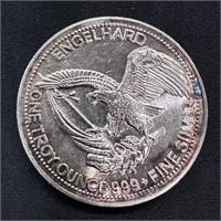 1 oz Fine Silver Round - Engelhard