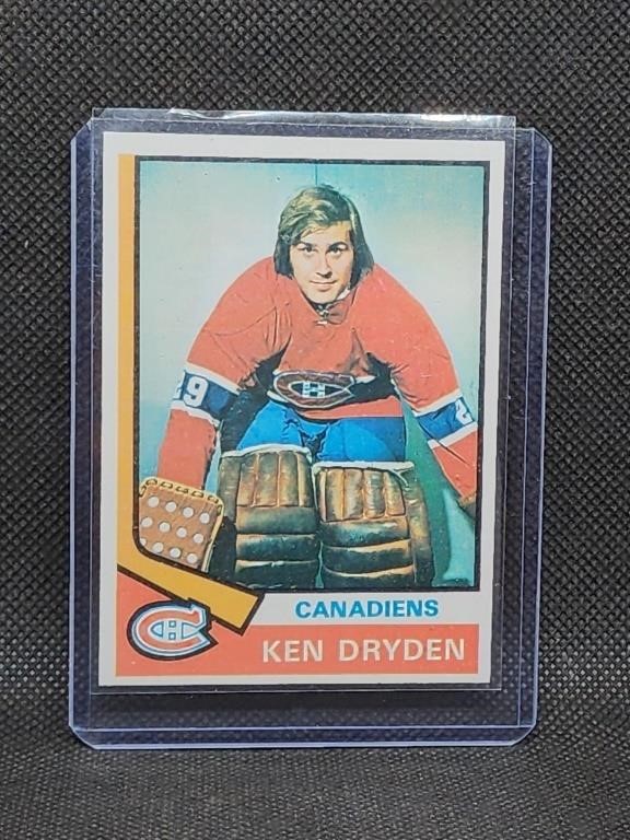 Topps #155 Ken Dryden Hockey Card