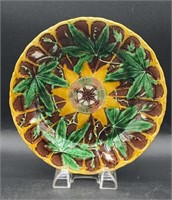 19th c. Victorian Wedgwood Majolica Passion Plate