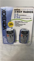 Audiovox Voxbox FM-560FM-2 2-Way Radios NIB