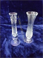 Crystal Bud Vases