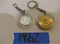 Key Chains with coins