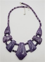 (KC) Jay King Lepidolite Necklace with Sterling