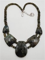 (KC) Jay King Labradorite  Necklace with Sterling