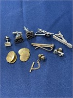 Cufflinks tie tack clip lot horses Pegasus etc