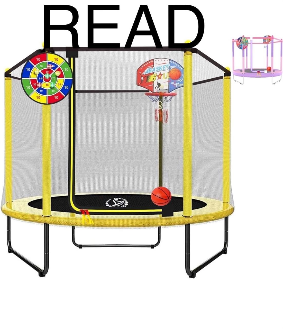 READ Trampoline for Kids, 5ft Mini Toddler