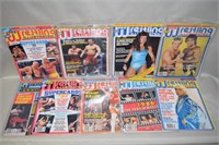 (9) TV Sports Pro Wrestling Illustrated Magazines