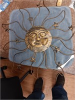 Wire Sun Design Wall Hanging