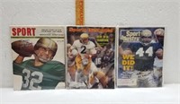 3 Signed Sports Illustrated-Johnny