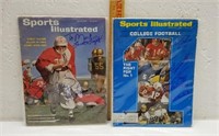 2 Signed Sports Illustrated - Shirley Maclaine