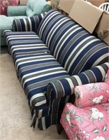Striped Upholstered Sofa  Z16A
