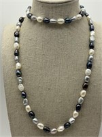 Stunning Cultured Pearl 28" Necklace