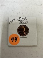 1957 Proof Lincoln Wheat Penny Proof