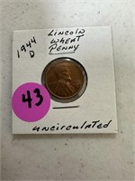 1944D Lincoln Wheat Penny Proof