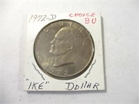 1972 D Eisenhower Dollar