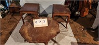 Vintage Coffee Table and 2 End Tables