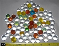 Vtg-Contempo Collection of Glass Marbles