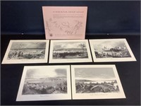 5 Vtg Sunlife Ins Canada 1867 to 1967 prints
