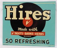 HIRES ROOT BEER EMBOSSED SST SIGN