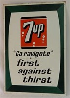 7UP "CA RAVIGOTE FIRST AGAINST THIRST" SST SIGN