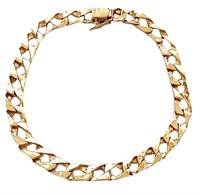 14KT GOLD CHAIN BRACELET