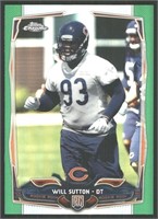 Shiny Parallel RC Will Sutton Chicago Bears