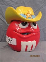 Red M&M's Candy Jar