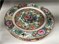 4 Hong Kong Porcelain Plates