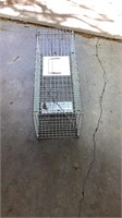 Metal Small Animal Trap Cage 12x12.5x31 in Long