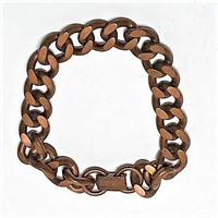 Solid Copper Link Bracelet