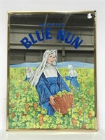 Imported Blue Nun wine mirror