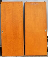 2 Hanging Closet Doors, 32" w x 78" t x 1.5"