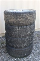 4 TIRES WITH RIMS 285/40R22