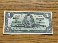 1937 CANADA 1 DOLLAR BILL