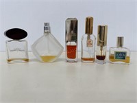 Lot of 6 vintage perfume bottles