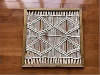 Framed Macrame