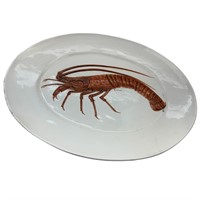 Vintage Ceramic Lobster Platter by G. Stefani