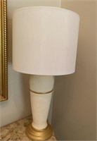 Pottery Table Lamp with Shade