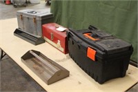 (3) Tool Boxes & (2) Tool Trays