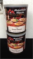 2 Mountainhouse freeze-dried green beans 5.7