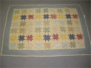 Vintage Baby Patchwork Quilt  36x53 inches