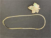 925 Silver Necklace & Pendant/Brooch