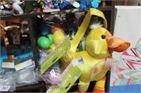 EASTER PLUSH BASKET - EGGS