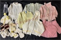 Vintage Knit / Crochet Baby Clothing & Booties