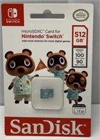 SanDisk 512GB Nintendo Switch SD Card NEW $80