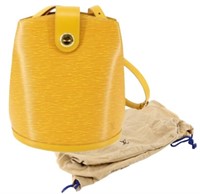 Louis Vuitton Yellow Saint Jacques Epi Shoulder Ba