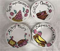 PresenTense Cake Dessert Plates